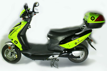 Motorino XPs used by Securiguard, Vancouver